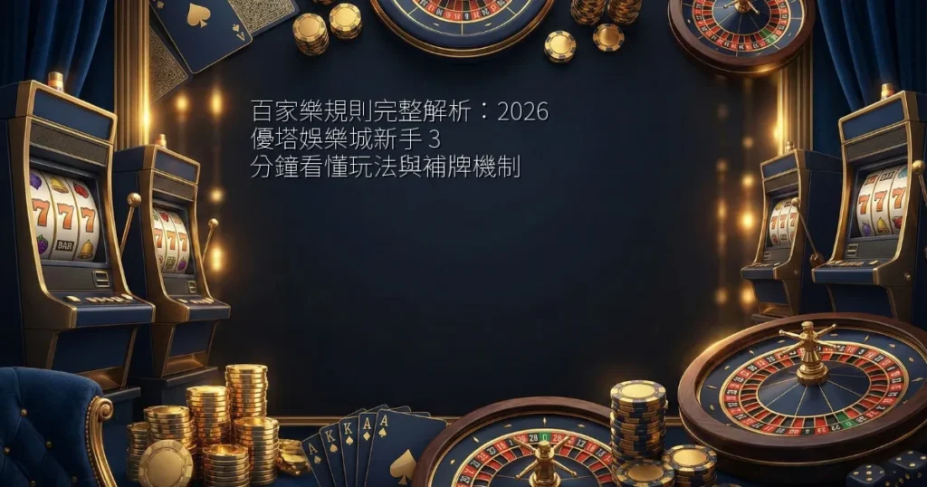 百家樂規則完整解析:2026 優塔娛樂城新手 3 分鐘看懂玩法與補牌機制 9 百家樂規則完整解析:2026 優塔娛樂城新手 3 分鐘看懂玩法與補牌機制