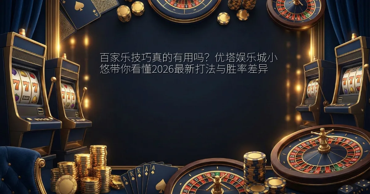 百家乐技巧真的有用吗？优塔娱乐城小悠带你看懂2026最新打法与胜率差异