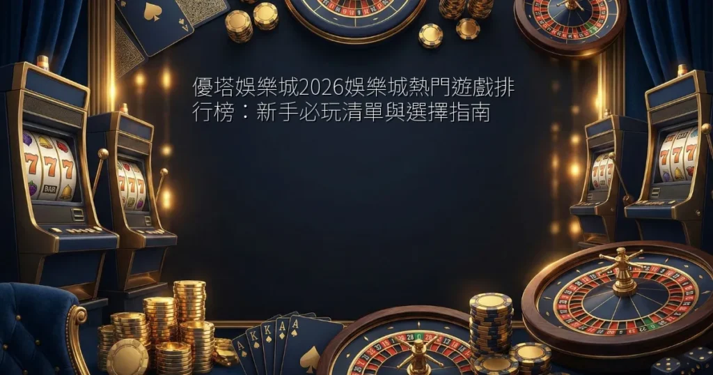 優塔娛樂城2026娛樂城熱門遊戲排行榜:新手必玩清單與選擇指南 1 優塔娛樂城2026娛樂城熱門遊戲排行榜:新手必玩清單與選擇指南